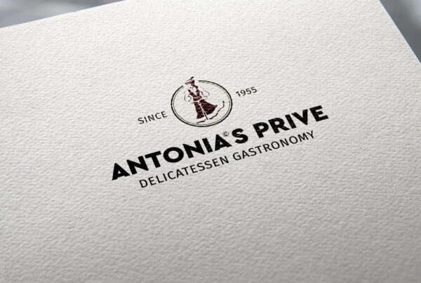 Σχεδιασμός εταιρικής ταυτότητας για το Delicatessen store Antonias Prive