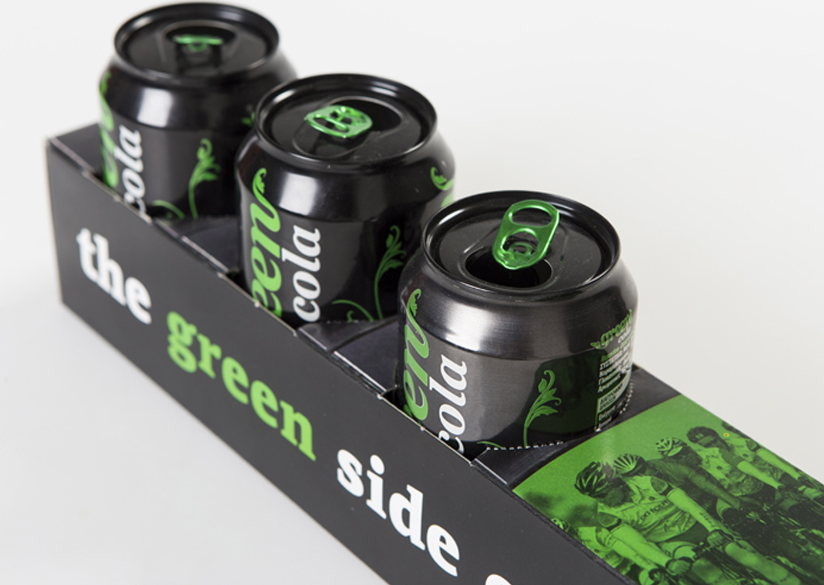 Σχεδιασμός κουτί promo green cola