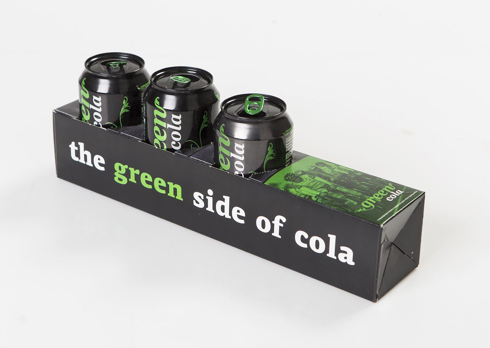 Σχεδιασμός κουτί promo green cola