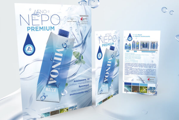 Σχεδιασμός Flyer για το Μίνωα Water